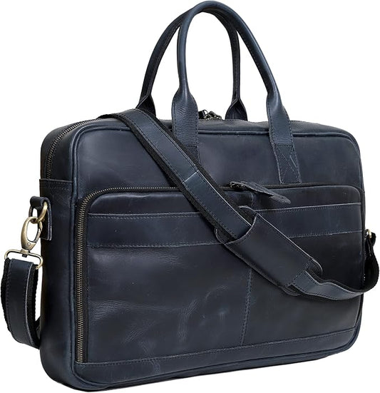 VC VINTAGE COUTURE Leather briefcase bag by VCVINTAGECOUTURE