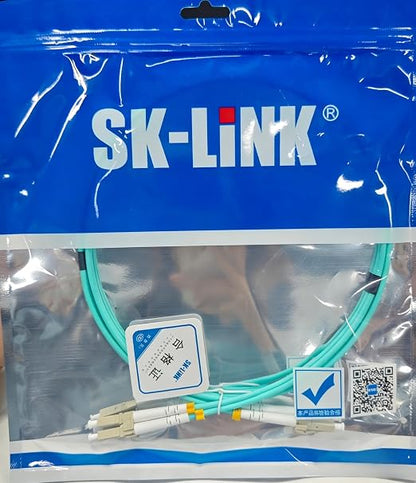 LC/UPC to LC/UPC Fiber Patch Cable 1M, OM3 Multimode Duplex Fiber Jumper - Image 8