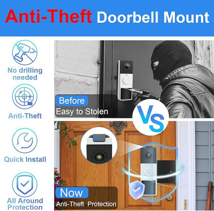 Anti-Theft Doorbell Mount No Drill Compatible - Image 4