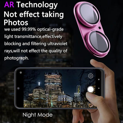 2 Pack Camera Lens Protector for iPhone 16 / iPhone 16 Plus, AR Tempered Glass - Image 3