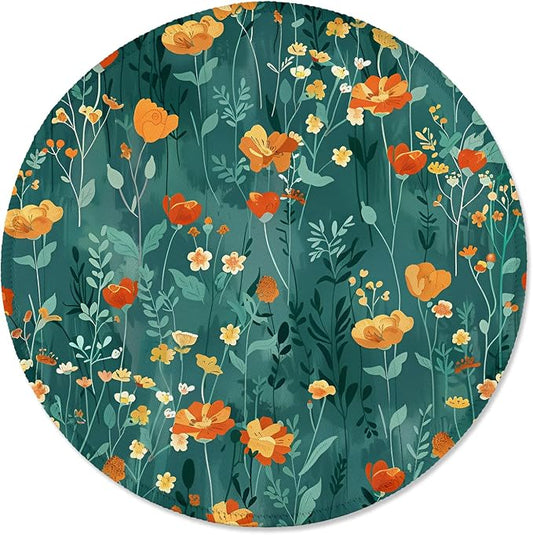 ITNRSIIET Round Mouse Pad with Stitched Edge Premium-Textured Waterproof by +ITNRSIIET