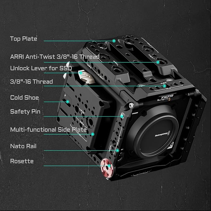 Tilta Camera Cage Pro Kit Gold Mount Compatible - Image 3