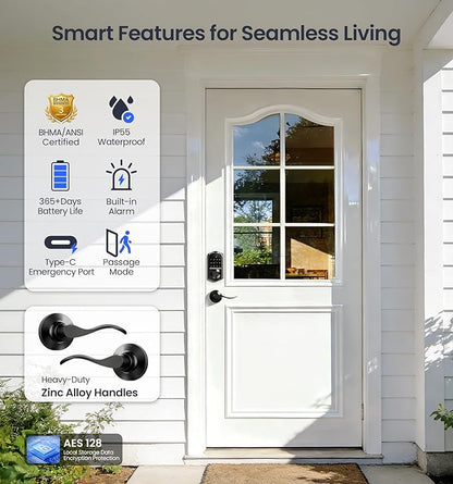 Veise VE017-L Fingerprint Smart Lock - Image 5