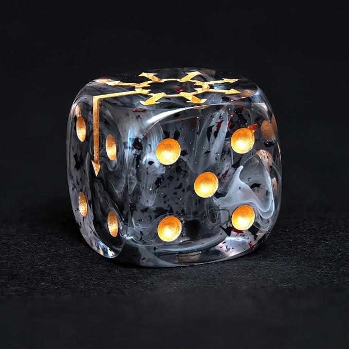 Chaos D6 Dice Set – 10 x 16mm Resin Dice - Image 3