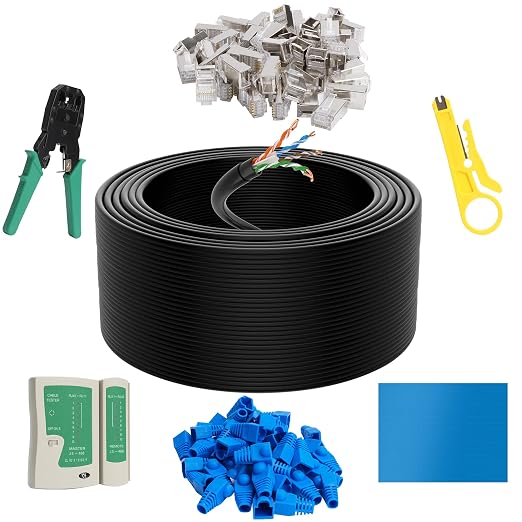 Cat6 Outdoor Ethernet Cable 300 FT by Conable