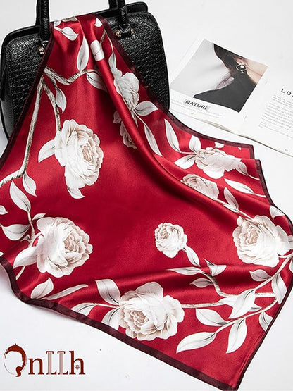 Silky Scarf for Women Lightweight Satin Bandanas Neck Hair Wrap For Sleeping - Image 5