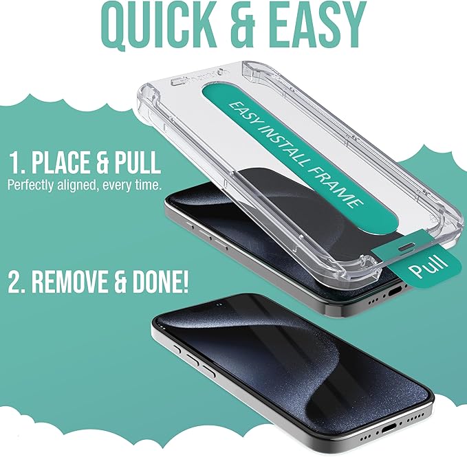 Smartish® iPhone 16 Pro Screen Protector - Image 2