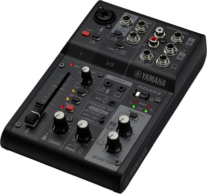 Yamaha AG03MK2 Black Live Streaming Kit - Image 2