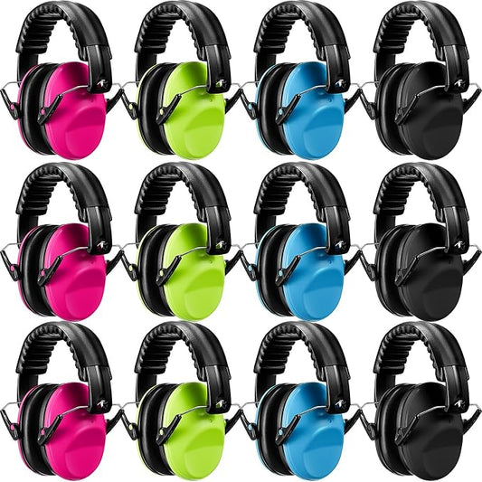 Xuhal 12 Pcs Kids noise reduction headphones Ear Protection Earmuffs by Xuhal