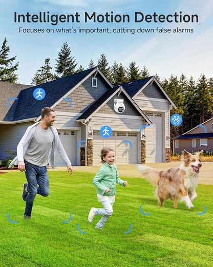 Noorio 2K Security Camera Outdoor 360° Pan/Tilt, Two Way Talk Wired Outdoor - Image 6