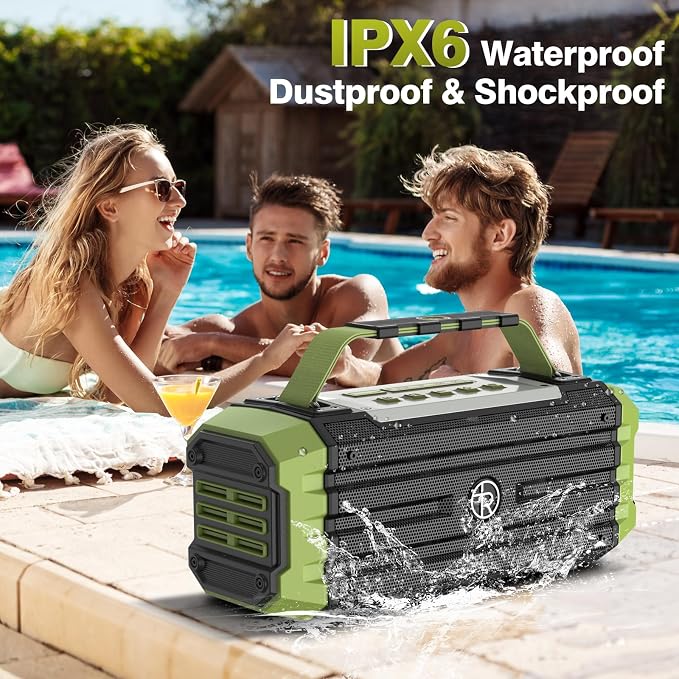 Portable Bluetooth Speaker 120W Peak 80W Wireless Speakers, TWS Pairing - Image 3