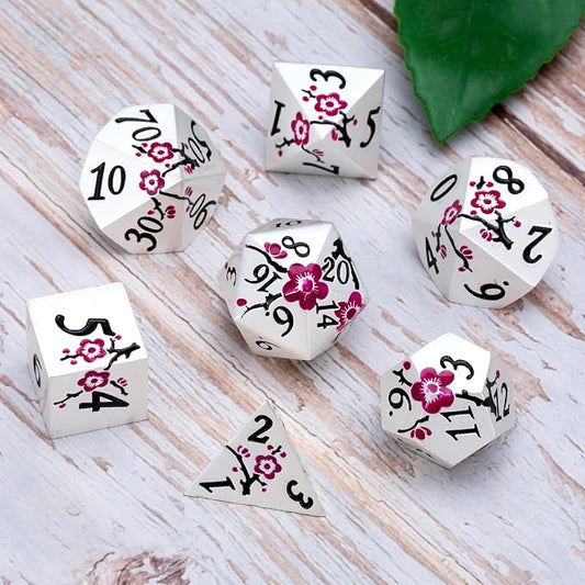 DND Metal Dice Set, RPG Polyhedral Dice - Image 2