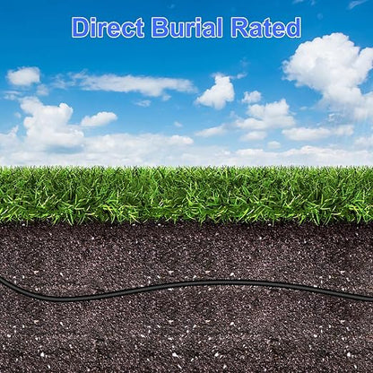 50FT Cat6 Outdoor Ethernet Cable, Heavy Duty Direct Burial, 24AWG CCA Patch Cord - Image 6
