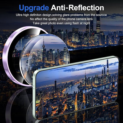for Samsung Galaxy S25 Plus Camera Lens Protector, Individual Metal Ring - Image 4