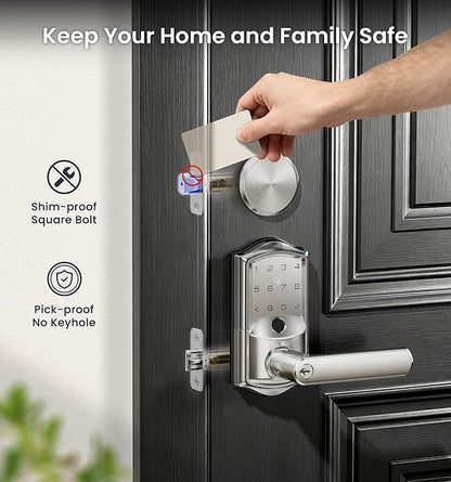 Veise VE029-E Wi-Fi Smart Lever Lock - Image 8