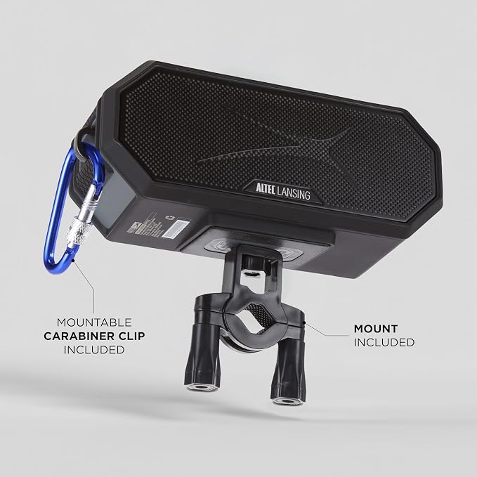 Altec Lansing Loud Portable Speakers Bluetooth Wireless Waterproof - Image 5