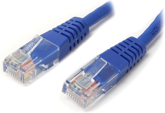StarTech.com Cat5e Ethernet Cable - 10 ft - Blue - Patch Cable - Molded Cat5e by StarTech