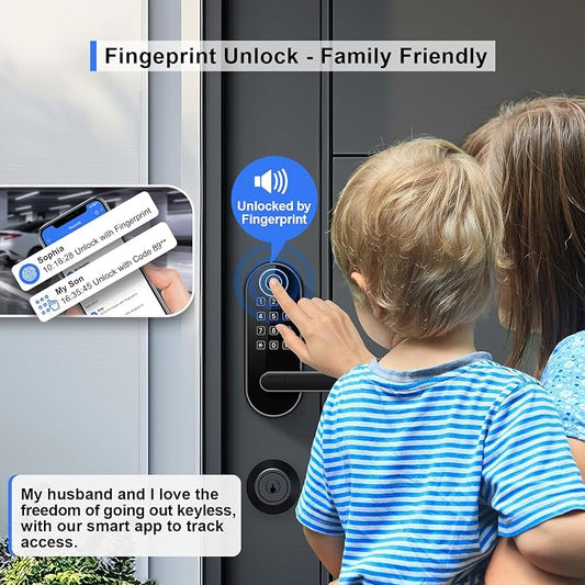 Bluetooth Fingerprint Smart Lock - Image 2