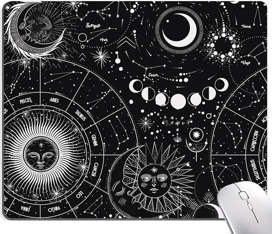 Moon Sun Mouse Pad by DUADELI