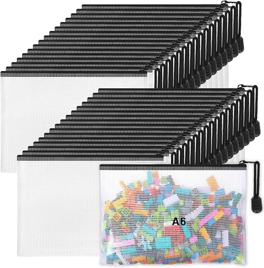 Jetec 32 Pcs Mesh Zipper Bags Toy Storage Bikini Organizer Bag Bolsas Para by Jetec