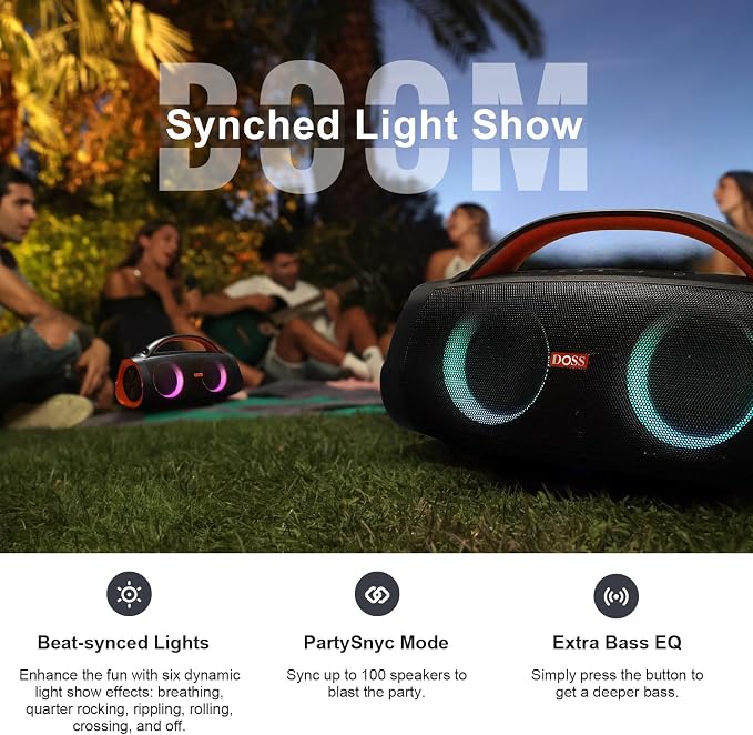 DOSS Extreme Boom+ Outdoor Bluetooth Speaker - Image 5