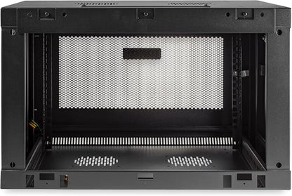 StarTech.com 2-Post 6U Wall Mount Network Cabinet w/ 1U Shelf, Ships Fully - Image 3