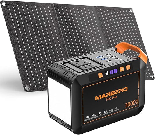 MARBERO Solar Generator 111Wh Portable Power Station by MARBERO