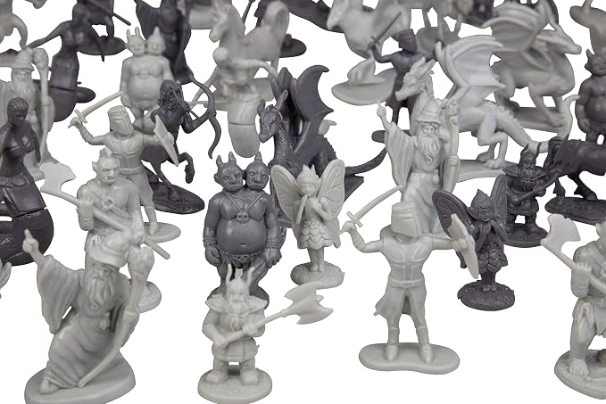 Monster Fantasy Creature Mini Action Figure Playset - Image 4