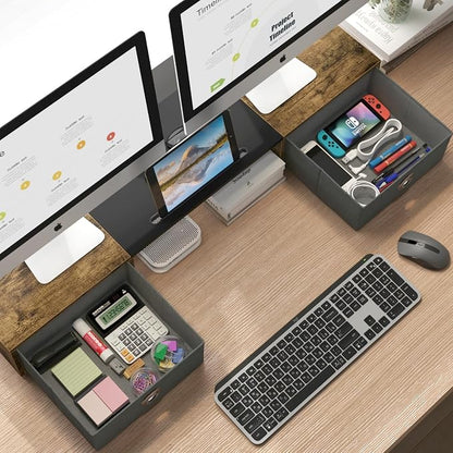 WESTREE Dual Monitor Stand Riser - Image 2