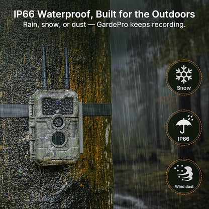GardePro E6 2.0 Pro WiFi Trail Camera, Dual Antennas, Stable Connection - Image 9