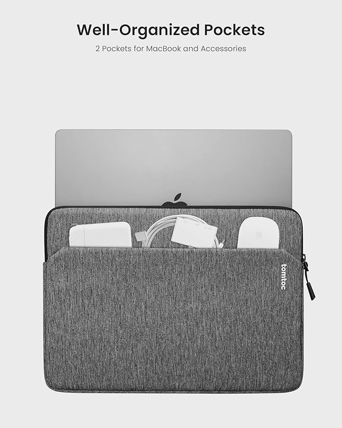 tomtoc Slim Laptop Sleeve for 14-inch MacBook Pro M4/M3/M2/M1 Pro/Max 2024-2021 - Image 2