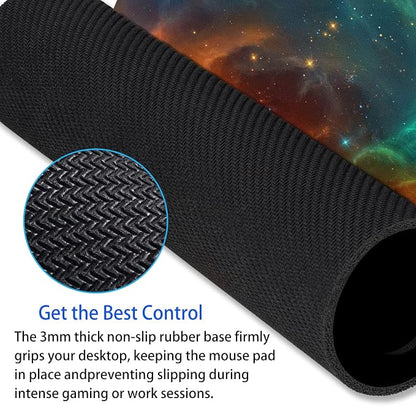 Galaxy Mouse pad, Non-Slip Washable Small Mouse mat 9.5 X 7.9 inch - Image 4