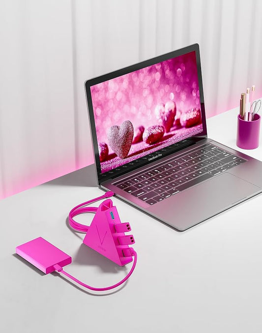 USB Hub 3.0, JoyReken 4-Port USB Splitter - Image 2