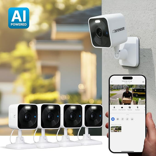 Defender GO 2K AI Powered WiFi Indoor/Outdoor Home, Baby Security Camera - Image 2