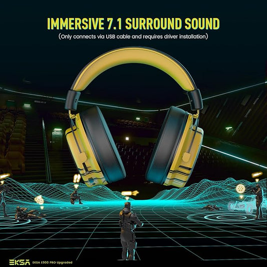 EKSA USB Gaming Headset for PC - Image 2