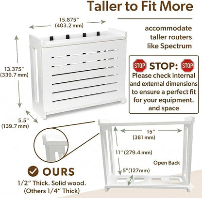 Wooden WiFi Router Storage Box - Image 3