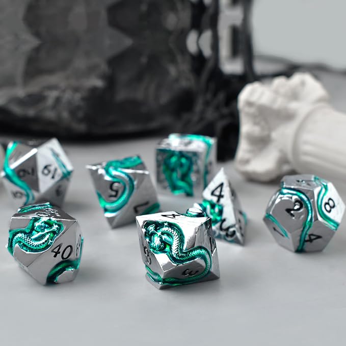 RULE DICE Metal DND Dice Set for Dungeons and Dragons - Image 5