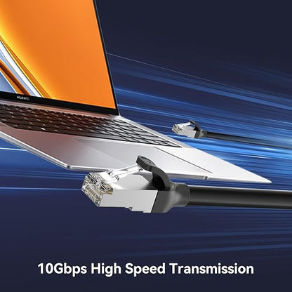 BENFEI Cat 7 Ethernet Cable 20FT, 10Gbps 600MHz High Speed RJ45 LAN Network - Image 2
