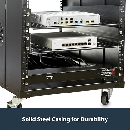 StarTech.com 8 Outlet Horizontal 1U Rack Mount PDU Power Strip - Image 7
