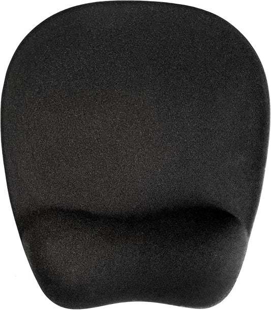 Ergonomic Mouse Pad with Wrist Support Memory Foam Black Mousepad with Wrist by MAT+FAMILY