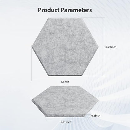 12 Pack Acoustic Panels Self Adhesive Sound Proof Foam, High Density Sound - Image 6