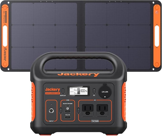 Jackery Solar Generator 300, 293Wh Backup Lithium Battery by JackeryInc