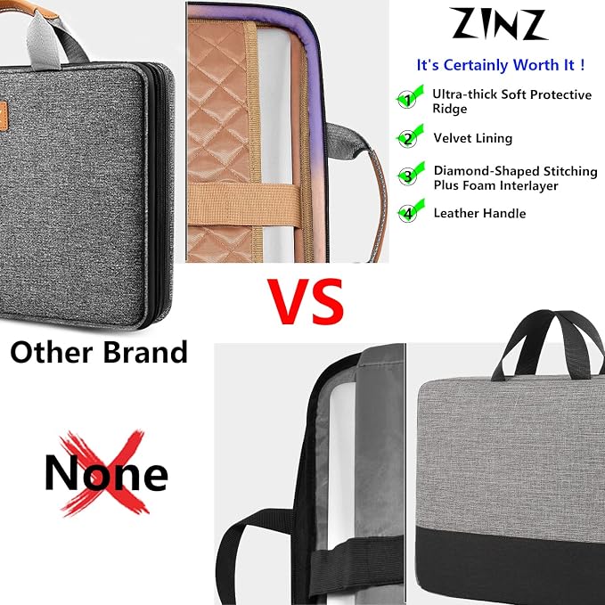 ZINZ Slim Expandable Laptop Case 13 Inch Sleeve Upgraded Protective Durable - Image 5