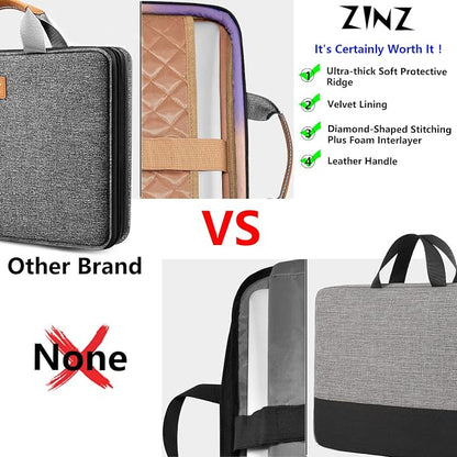 ZINZ Slim Expandable Laptop Case 15.6 Inch Sleeve Upgraded Protective Durable - Image 5