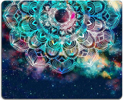 Redragon Galaxy Mandala Gaming Mouse Mat, Square Waterproof Rubber Base Mouse by EASTSMOOTH
