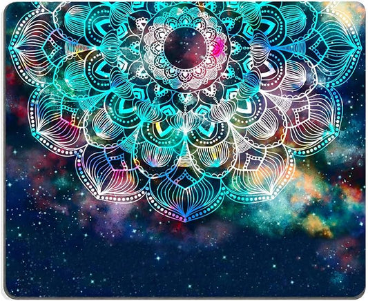 Redragon Galaxy Mandala Gaming Mouse Mat, Square Waterproof Rubber Base Mouse by EASTSMOOTH