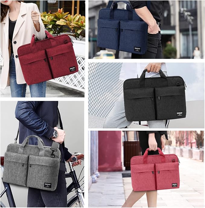 KINGSLONG Slim 17.3 inch Laptop Sleeve Bag Carrying Case - Image 6