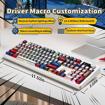 AULA F106 PRO Mechanical Keyboard, Full Size Gaming Keyboard - Image 7