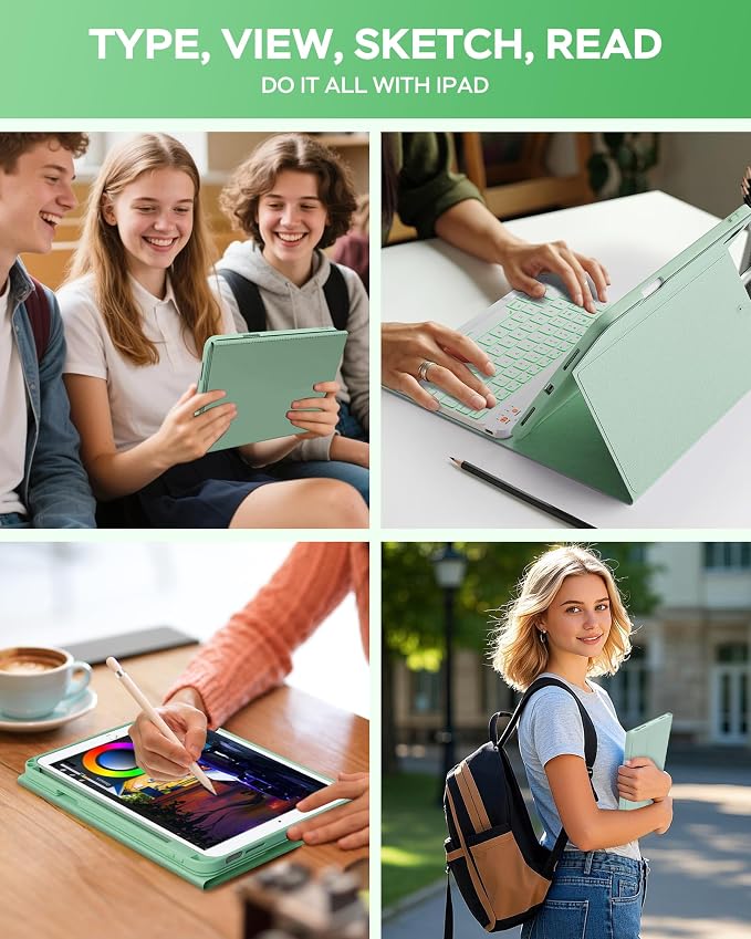 Keyboard Case for iPad 9th 8th 7th Generation Case 10.2" - Image 7