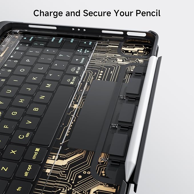 Keyboard Case for iPad 11 inch Pro 4/3/2/1st Gen & 11’’ iPad Air 2025 M3 - Image 8